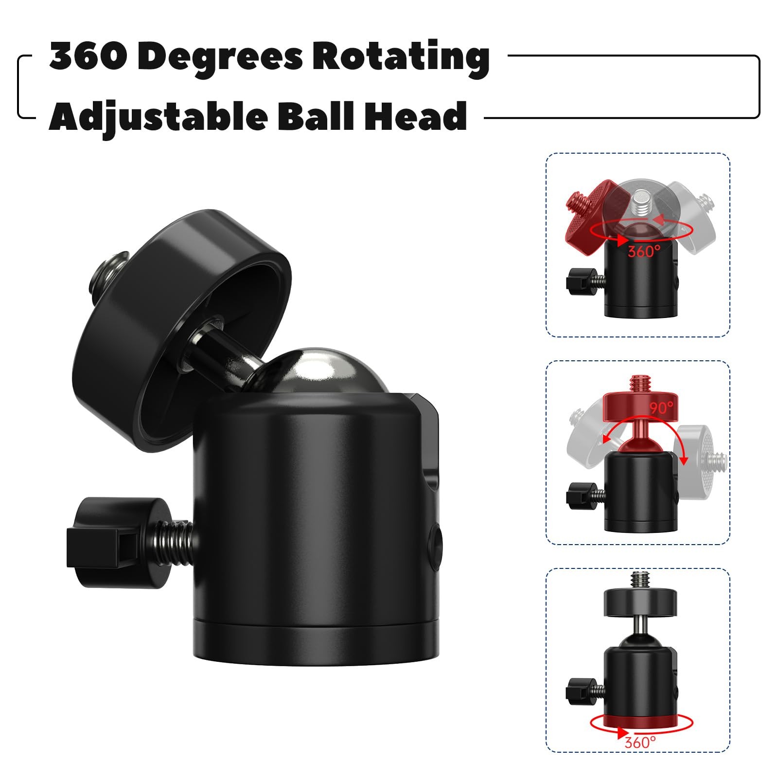 Trail Camera Tree Mount: 360 Degrees Adjustable Game Camera Mount with 1/4 in...