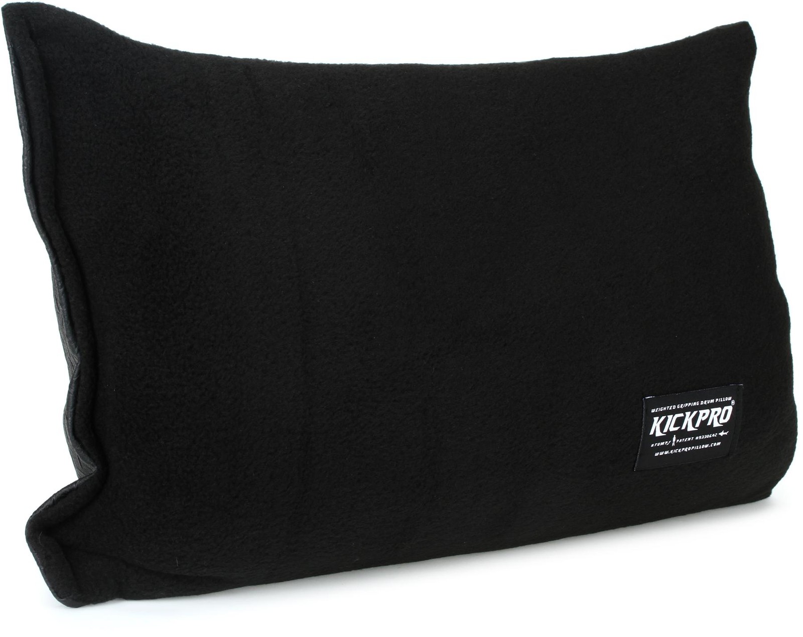 KICKPRO Weighted Kick Drum Pillow - Black + Evans EQPAD Value Bundle