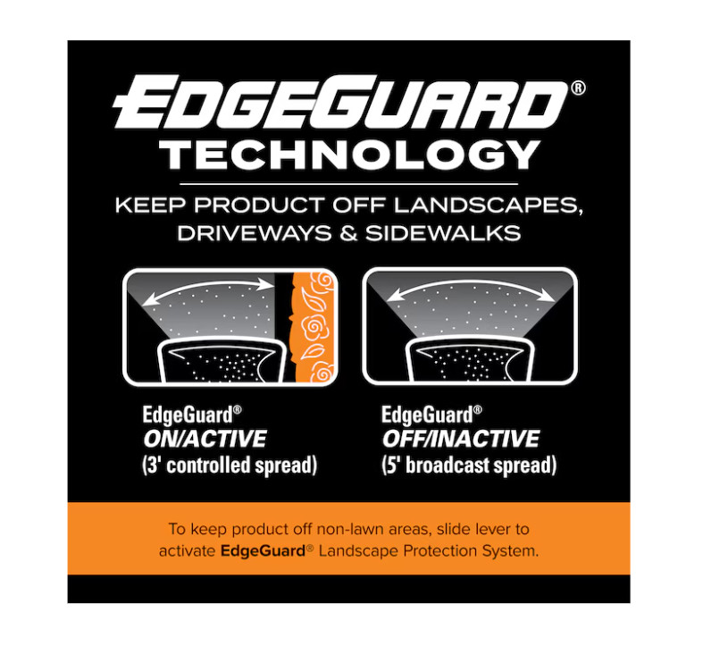 Scotts Turf Builder EdgeGuard Mini Broadcast Spreader 15 lb for Seed Fertilizer
