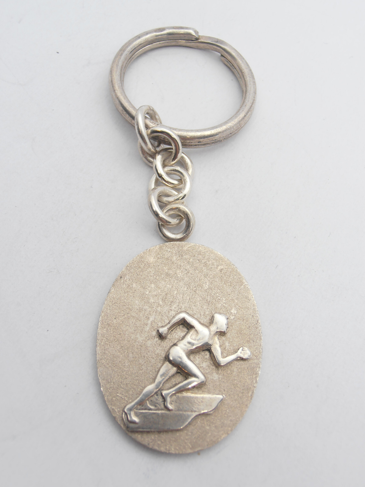 Runner: 925 Silver Keychain - Runner - Running - Athletics - Athlete