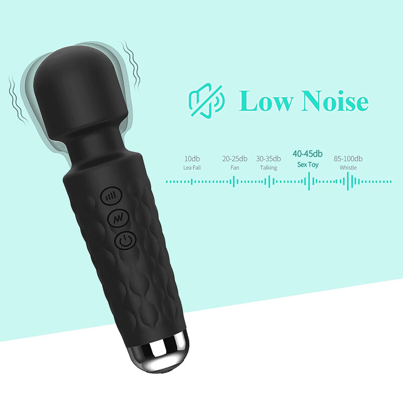 Handheld Massager 20 Speed Wand Vibrating Massage Magic Full Body Therapy Motor
