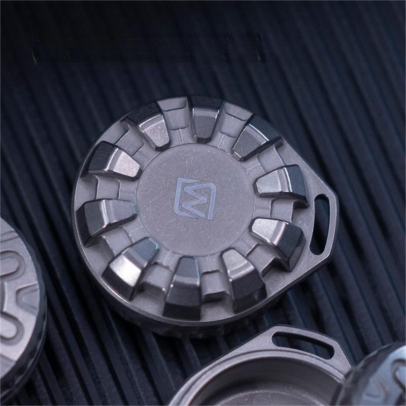 EDC Titanium Waterproof Pill Case Travel Pill Organizer Bottle Capsule Container