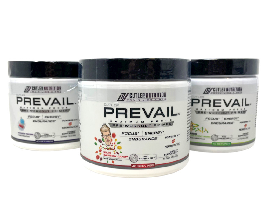 Cutler Nutrition PREVAIL 40 Serving Nootropics Pre-Workout Focus Energy