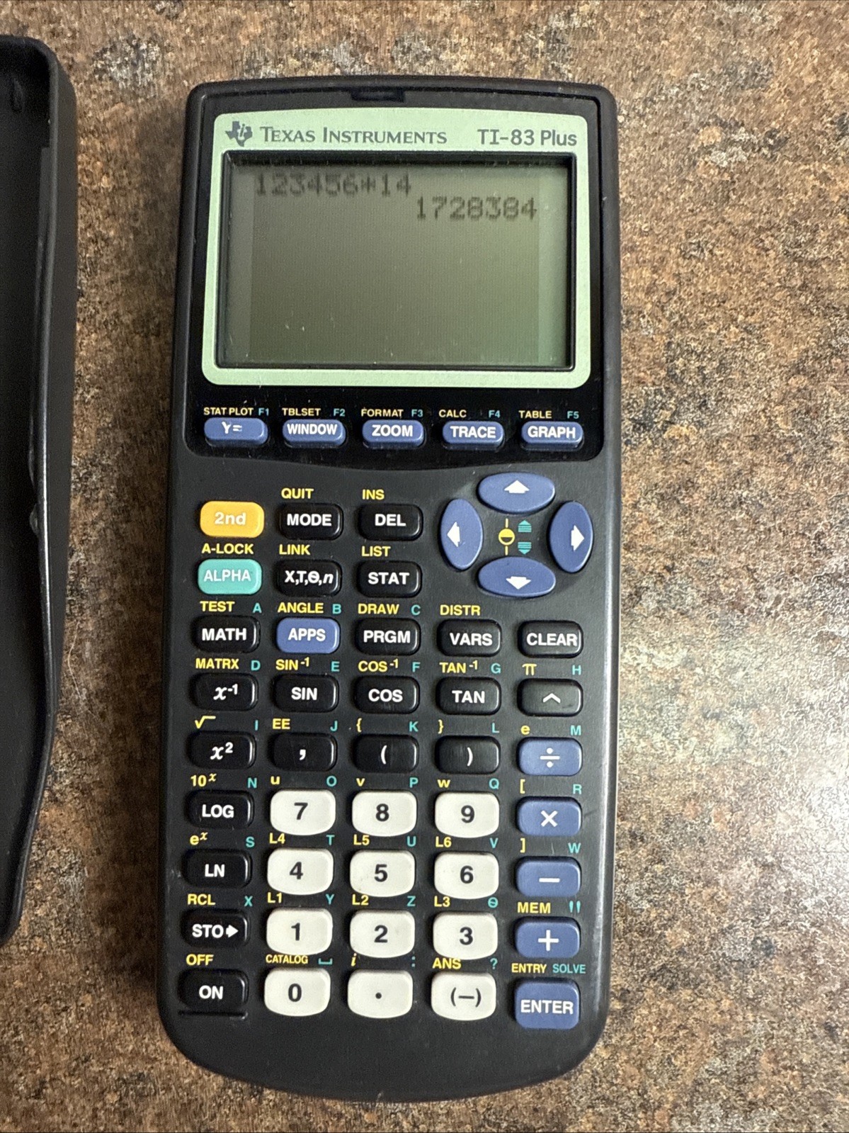 TI-83 Plus Texas Instruments Graphing Calculator Tested & Working!