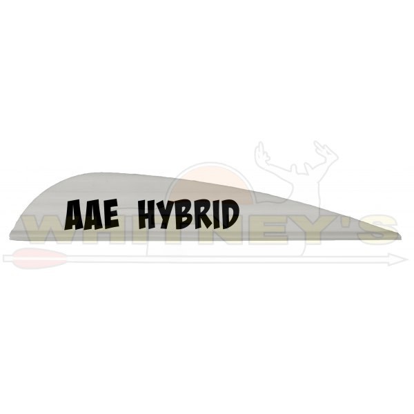 AAE Archery Hybrid 26 Vanes - White - 50pk - HY26WH50