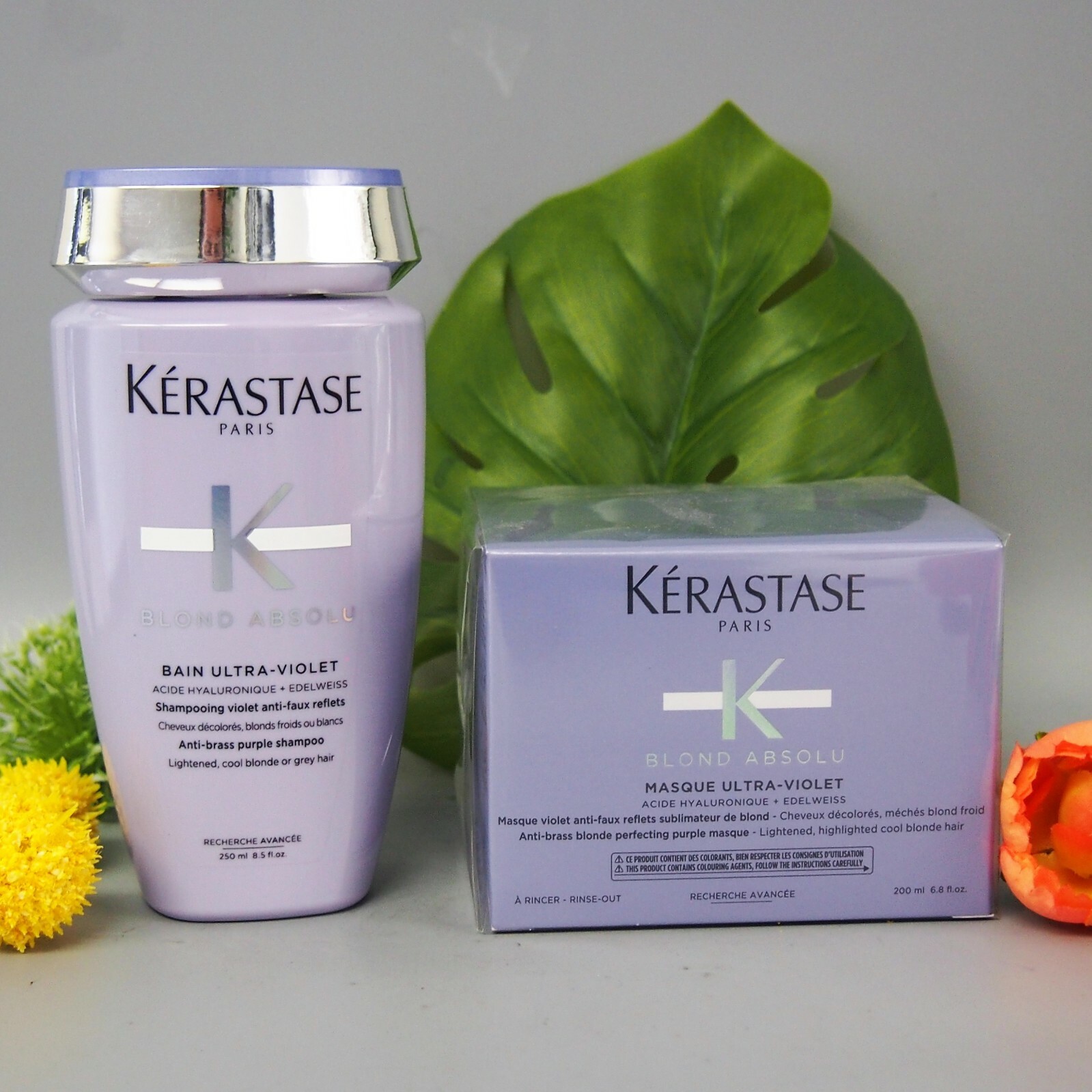 Kerastase Blond Absolu Bain And Mask Ultra Violet 250ml/200ml-8.5oz6.8oz