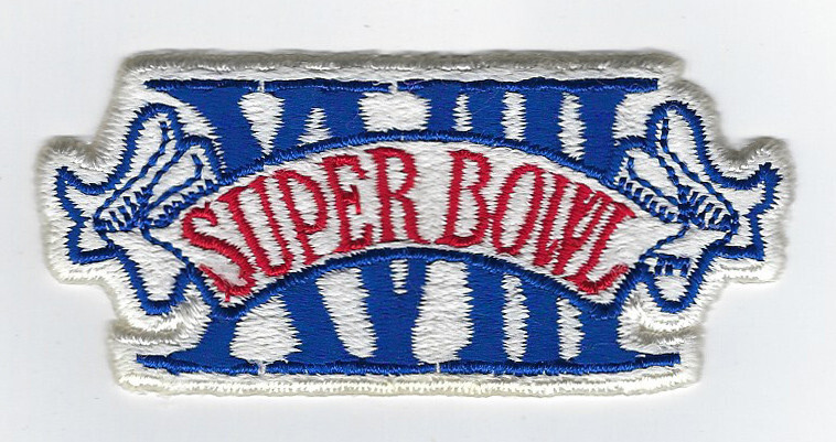 1984 Super Bowl XVIII patch Oakland Raiders Washingt Redskins SB 18 Marcus Allen
