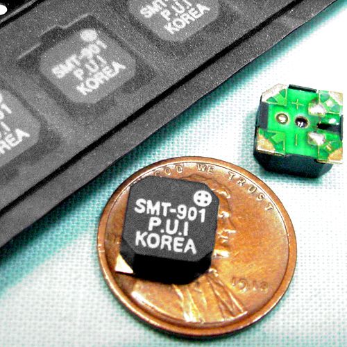 (6) Ultra-miniature Magnetic Audio Transducers, 2300 Hz Side Firing Sound Port