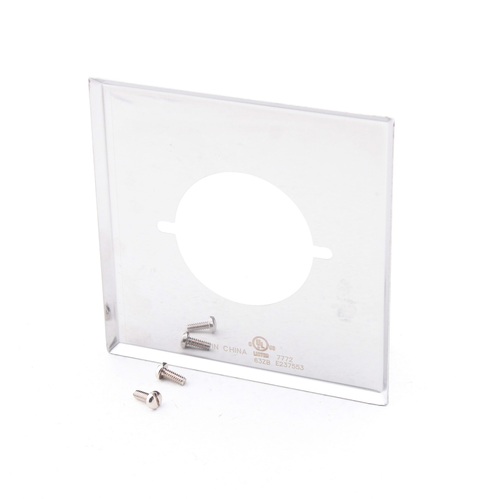 Morris 83485 2-Gang Stainless Steel Single 2.125" Dia Hole Wallplate Cover