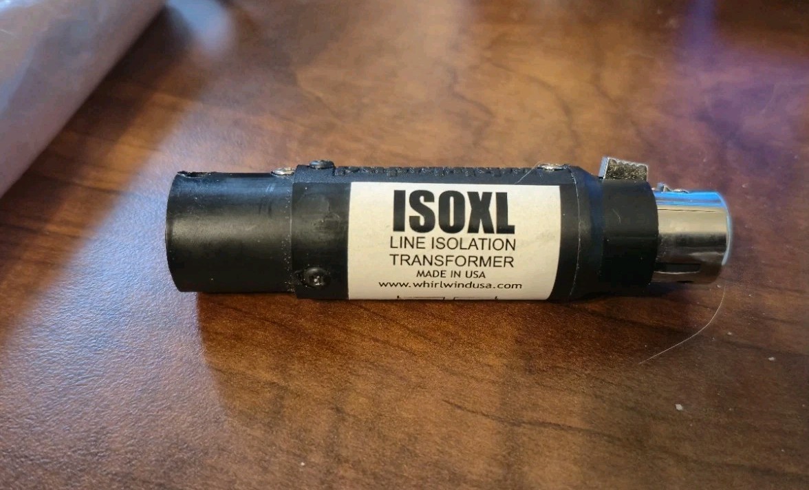 Whirlwind ISO-XL Line-Level Isolation Transformer with XLR Connections