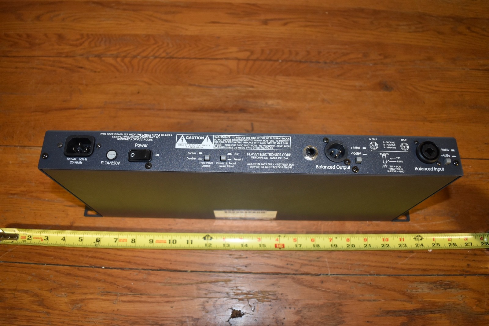 PEAVEY FEEDBACK FERRET 24 BIT DYNAMIC ANTI-FEEDBACK SYSTEM USED