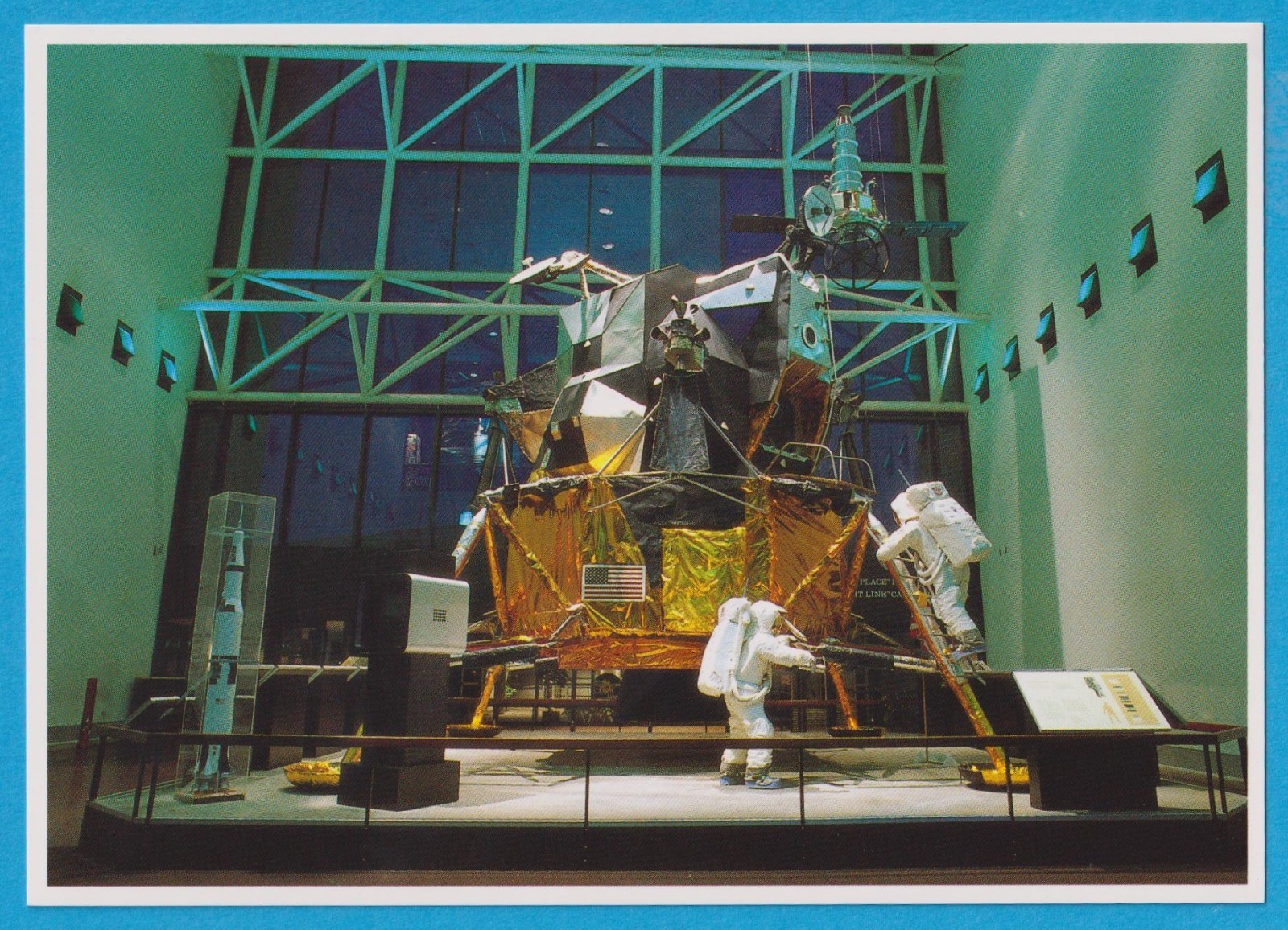 1993 Natl. Air & Space Museum - " Lunar Module " - 4.25" x 5.75" Print