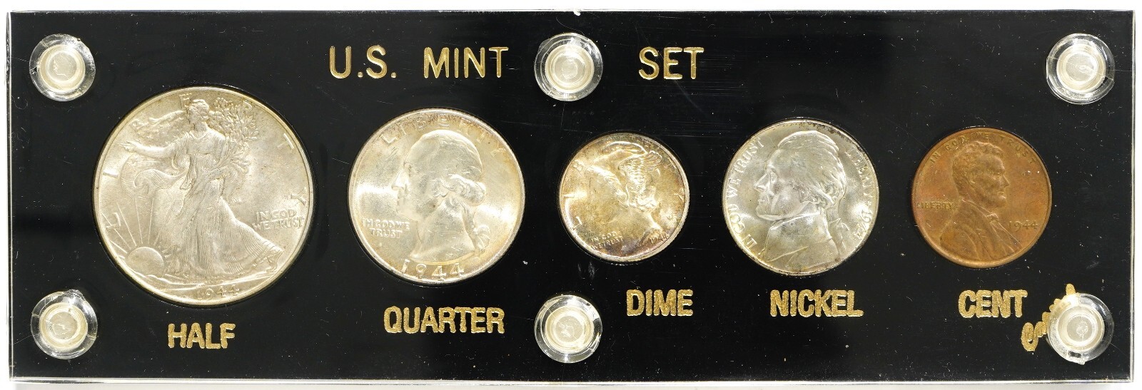 1944 Year Set In Capital Holder