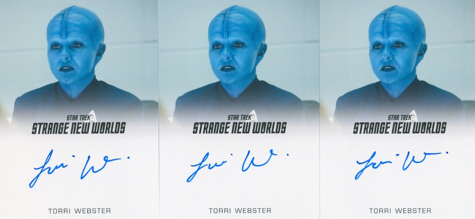 LE Star Trek Strange New Worlds Autograph Torri Webster as Ensign Zier FB AAA