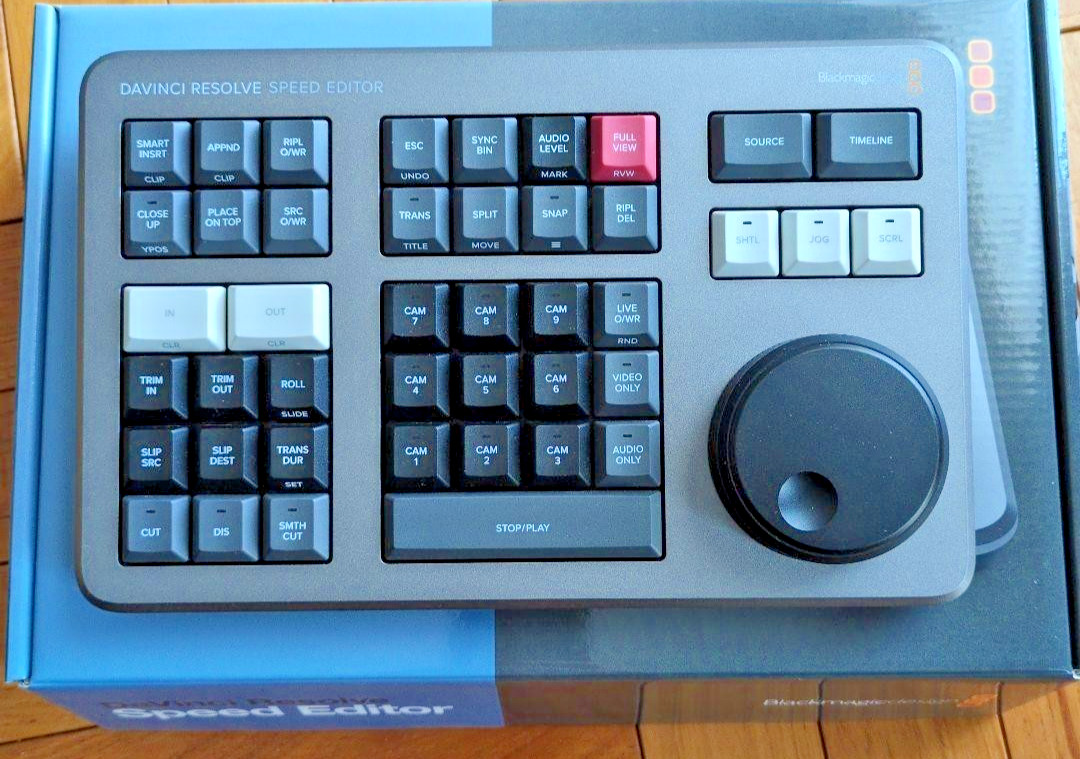 Blackmagic Design DaVinci Resolve Speed Editor Editing Keyboard Control Panel Jp