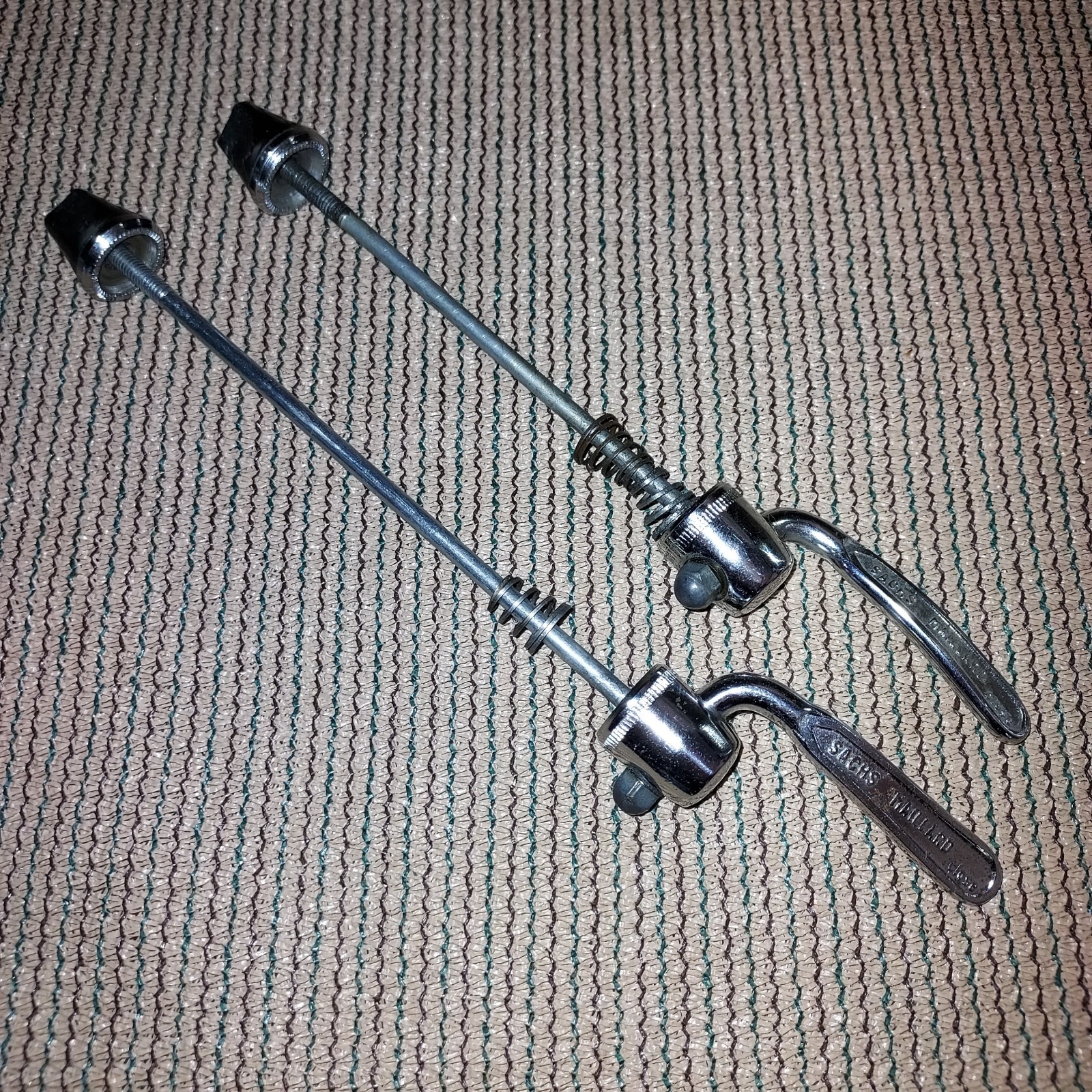 2 Vintage  Sachs Maillard Front/Rear skewers 130mm 160mm