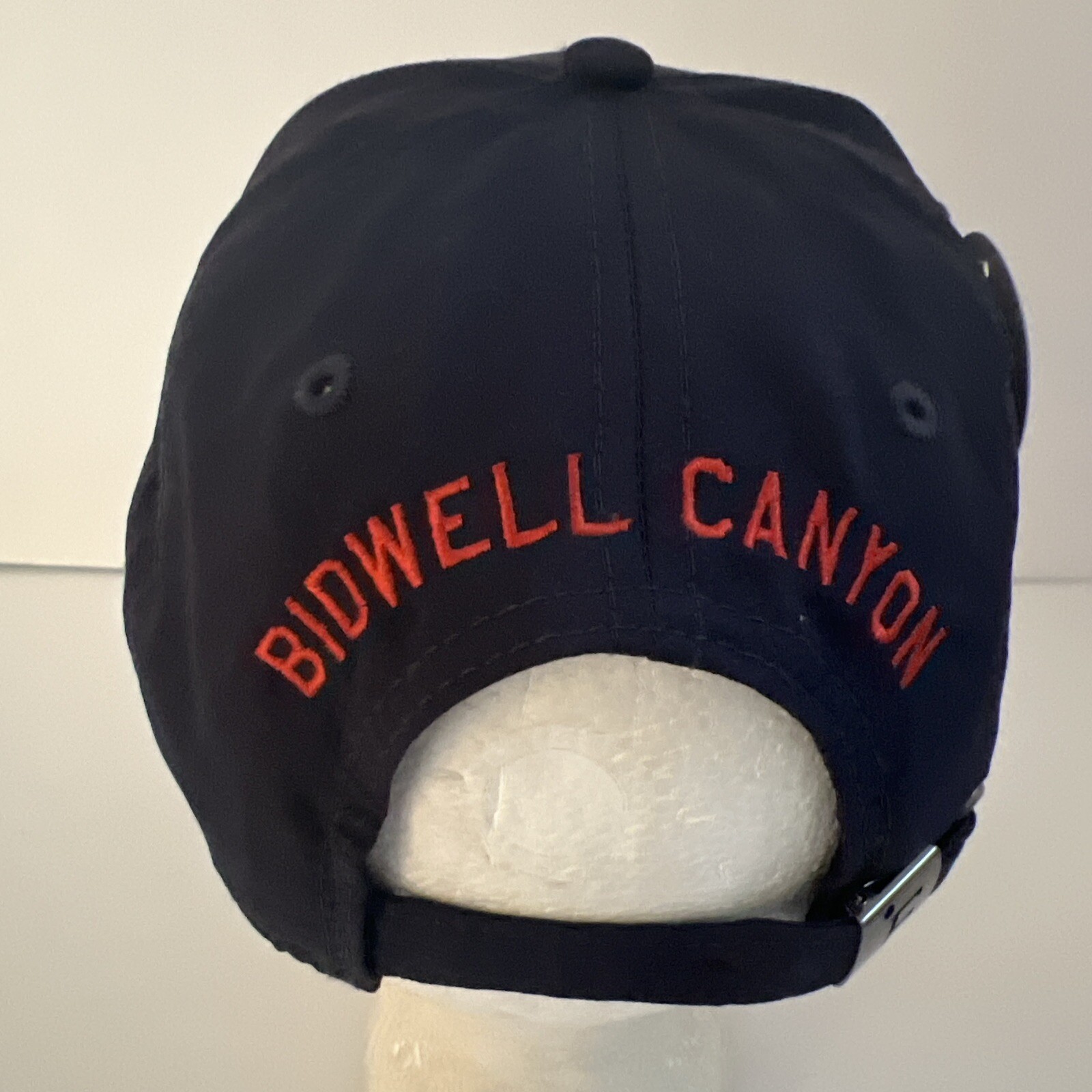 Bidwell Canyon BC/CA in Red on Navy Hat Cap 50+UPF Breathable Fahrenheit Brand