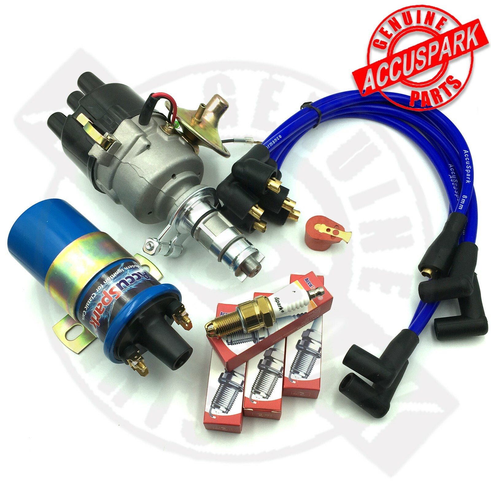Classic Mini 59D A+ Electronic AccuSpark distributor  ignition pack Ballast-Blue