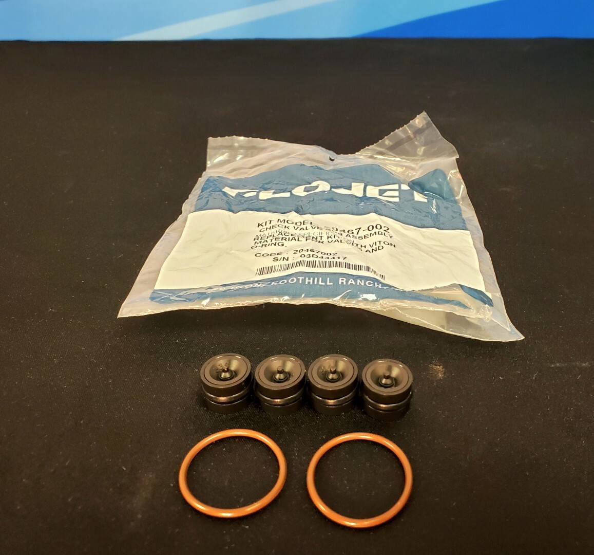 Flojet Check Valve Sub-Assembly Replacement Kit - 4-Pack: Part# 20467-002