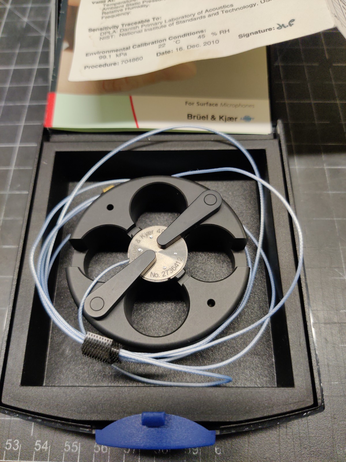The Brüel & Kjær (HBK) Automotive Surface Microphone Type 4949