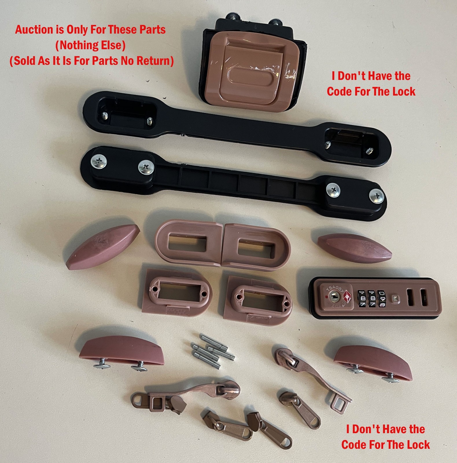 MOEBIUS 1 Case 1 World Luggage Suitcase Parts Travel Handle Zip Pull Grip Hold