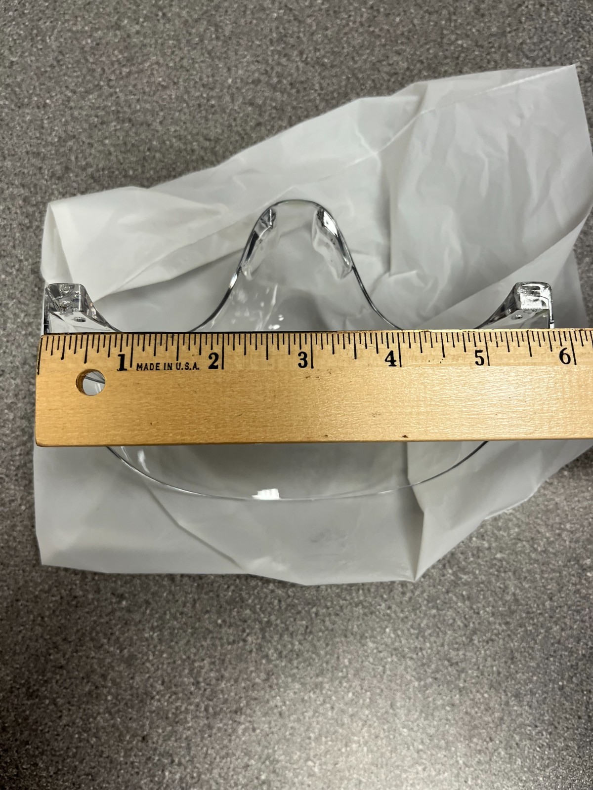 Clear, Reusable Protective Face Shield, Does not Include Arms/Temples
