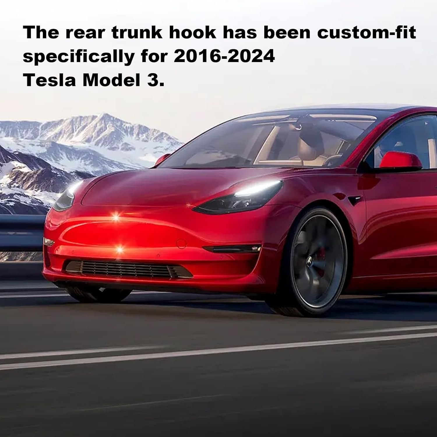 Trunk Grocery Bag Hook Compatible with 2016–2024 GEN 2 Tesla Model 3 – Trunk