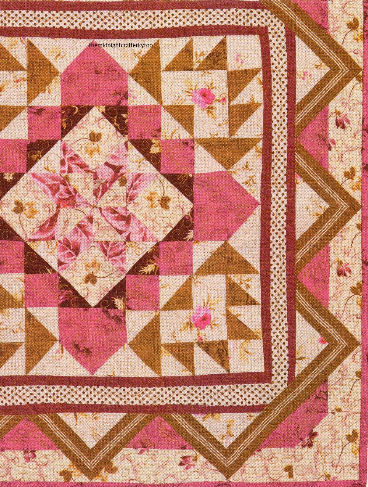 Scrappy Puzzle Quilt Pattern Pieced JM