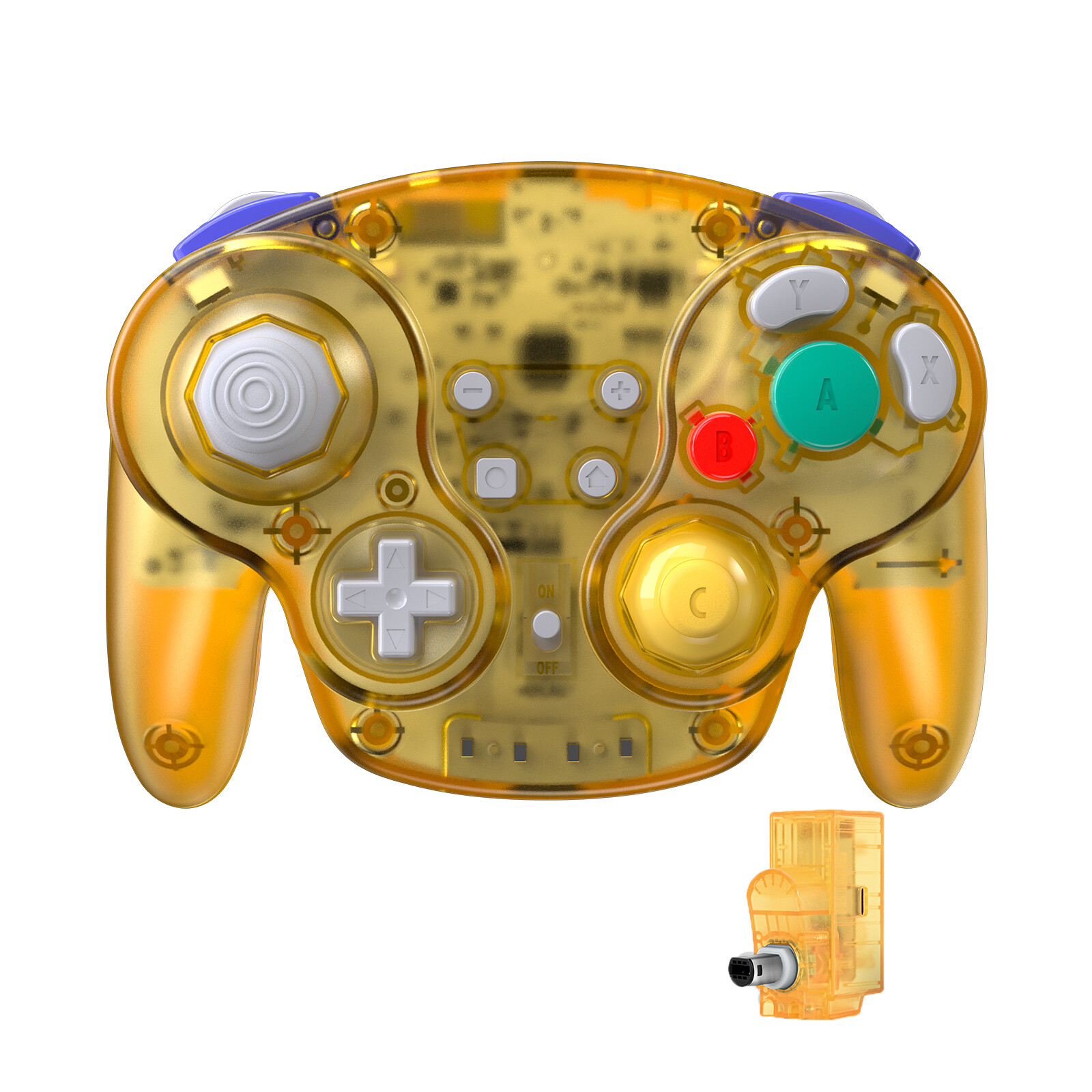 Wireless Gamecube Wavebird Controller & Rumble for Gamecube CG Wii Rechargeable