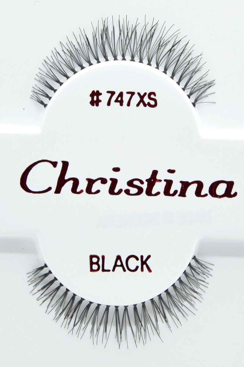 Christina #747XS 6,12 Pairs 100% Human Hair False Eyelashes