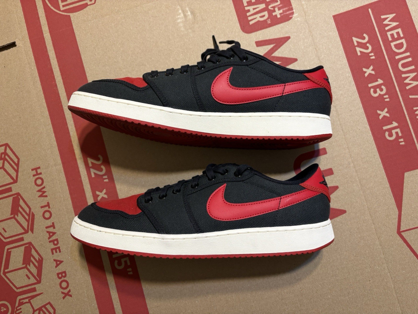 Nike Jordan 1 Low AJKO BRED RETRO SZ 12.5 EUC NO BOX