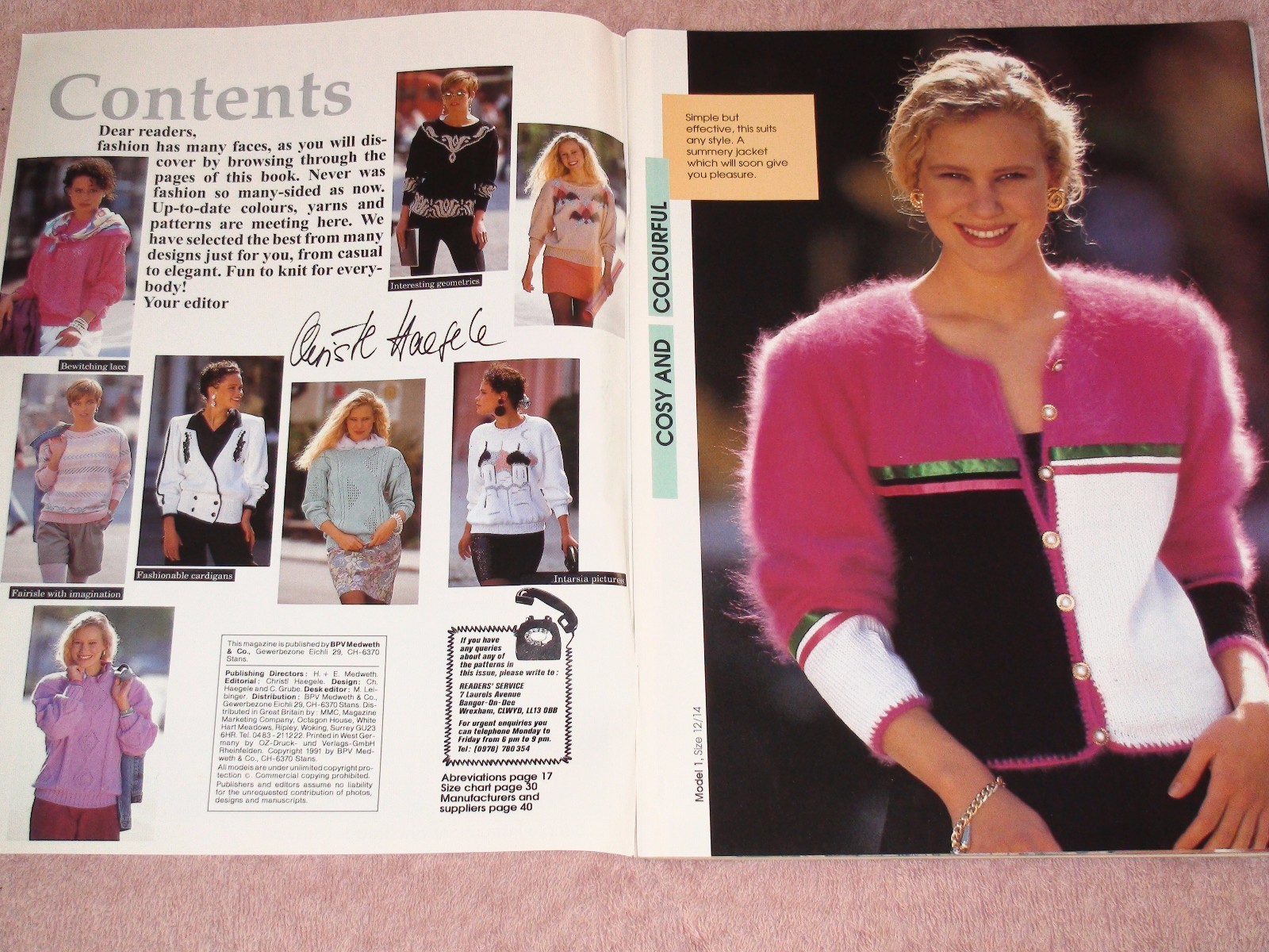 KNITTING MACHINE MAGAZINE MACHINE KNITTING CHIC NO 13