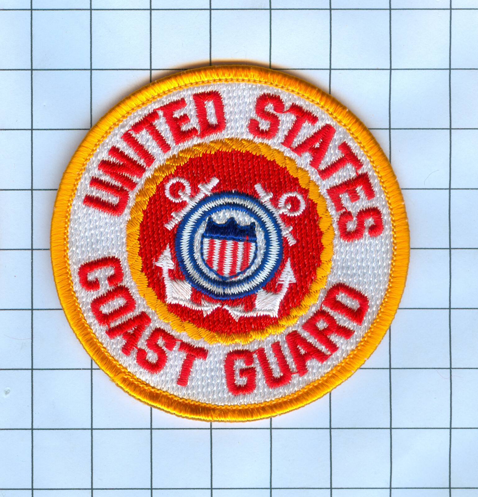 United States Coast Guard Patch 3 " Round