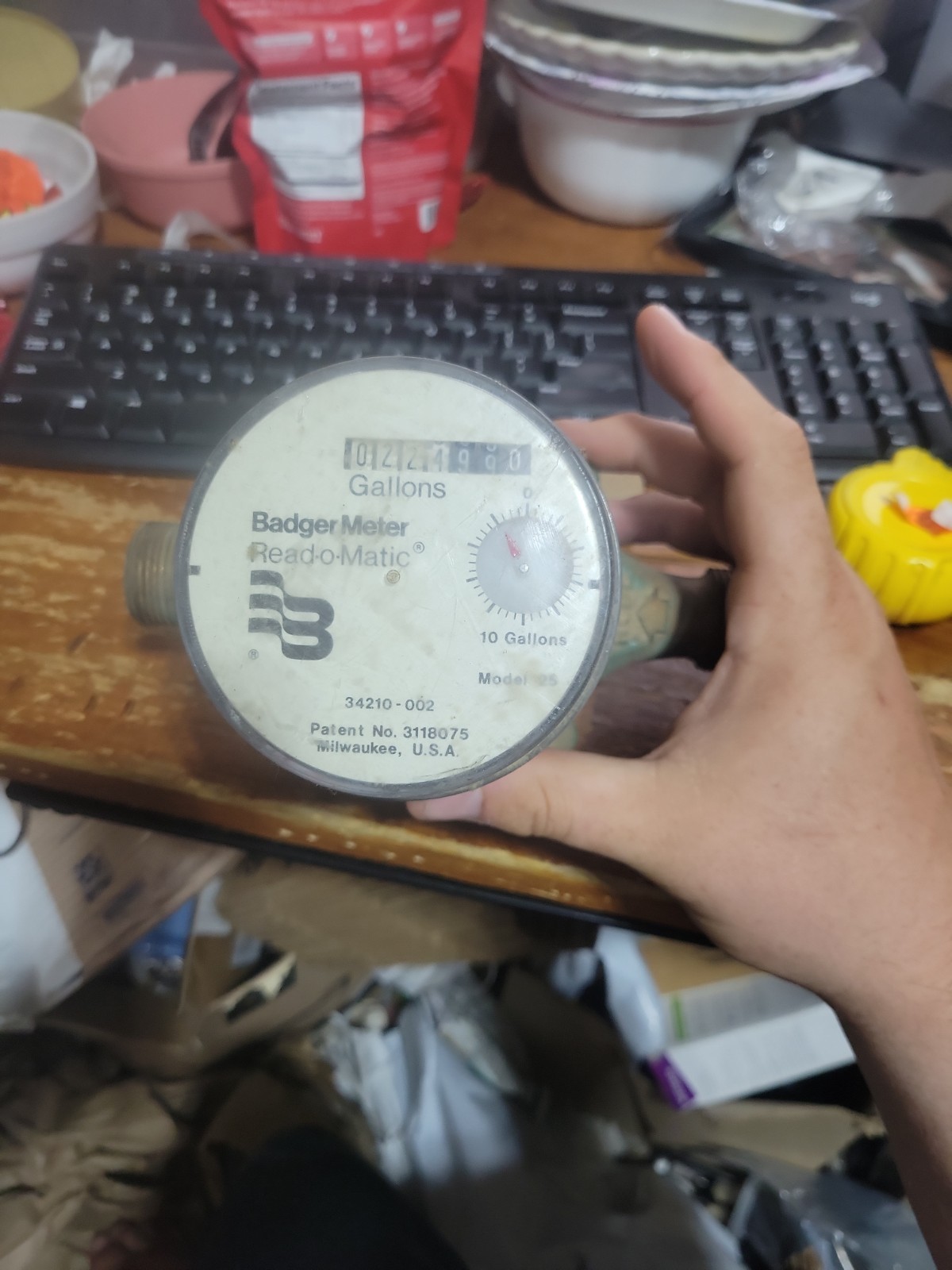 Badger Meter 10 Gallons Model 25 34210-002