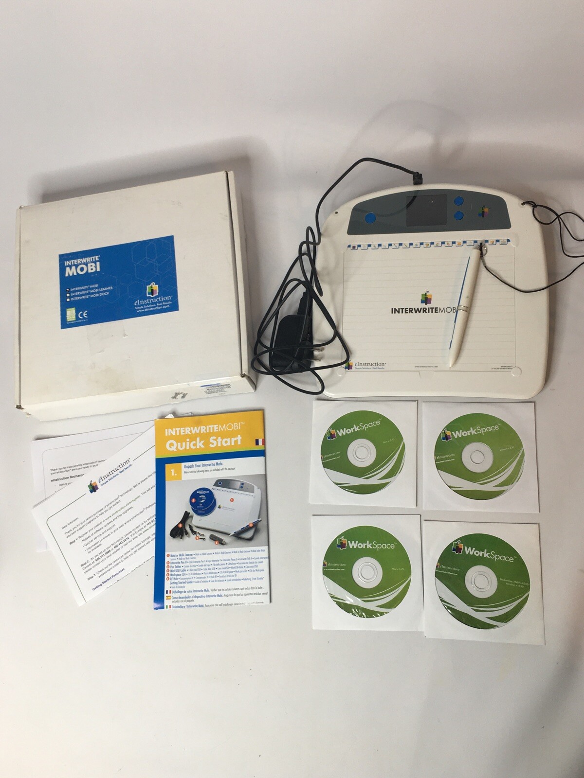eInstruction Interwrite MOBI IP501 Wireless Interactive Digitizer Tablet Pad