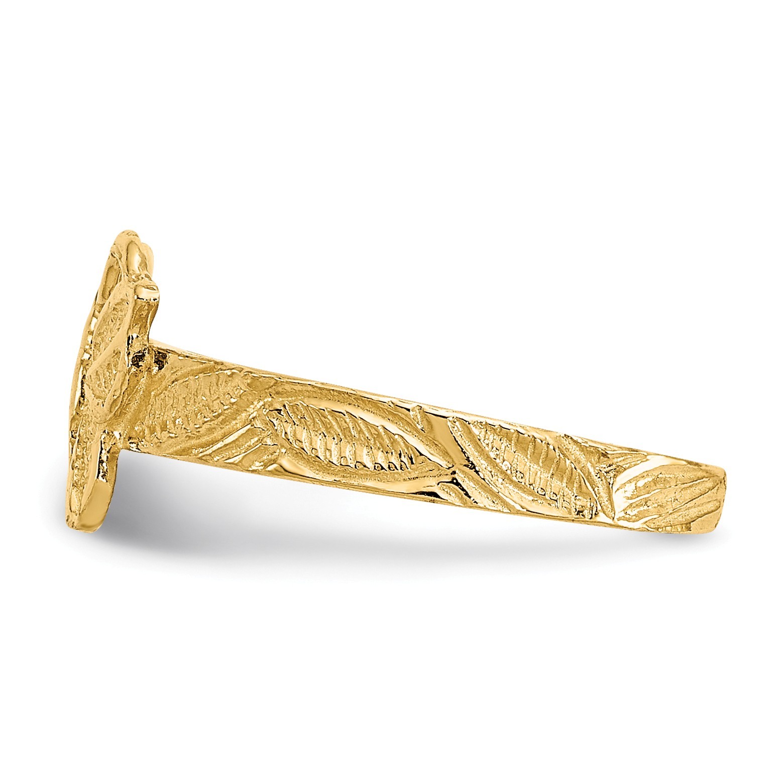 Butterfly Toe Ring in 14 Karat Gold