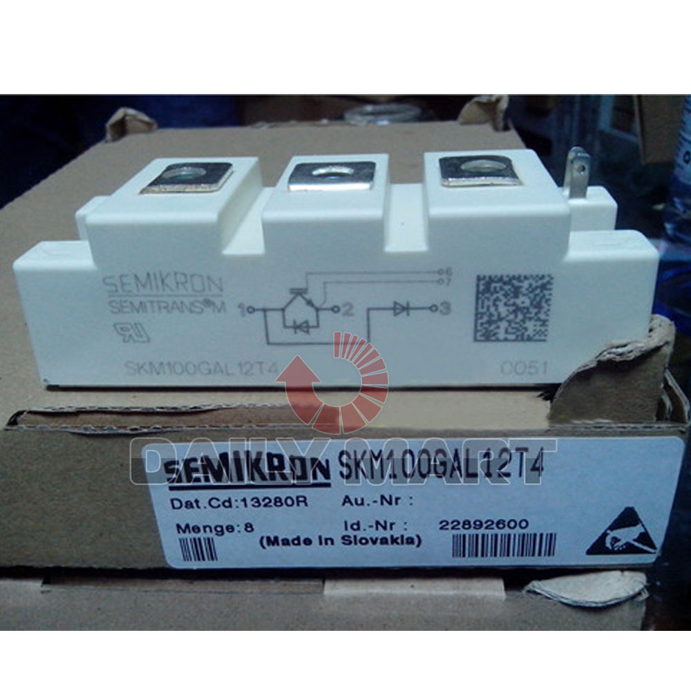 SEMIKRON SKM100GAL12T4 IGBT POWER MODULE PLC 1.2KV 160A NEW