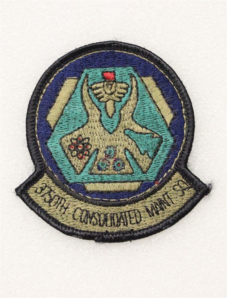USAF Air Force Patch 4383: 3750th Consolidated Maintenance Squadron - subdued