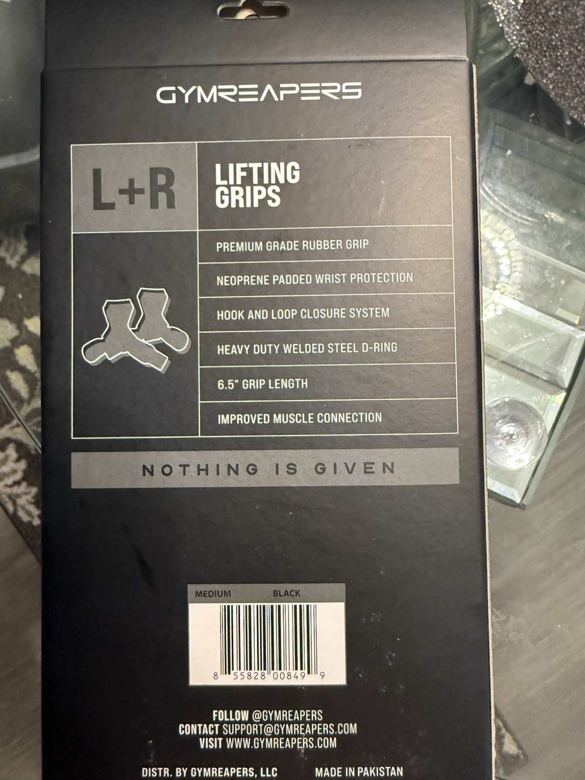 Gymreapers Lifting Grips Straps Size M