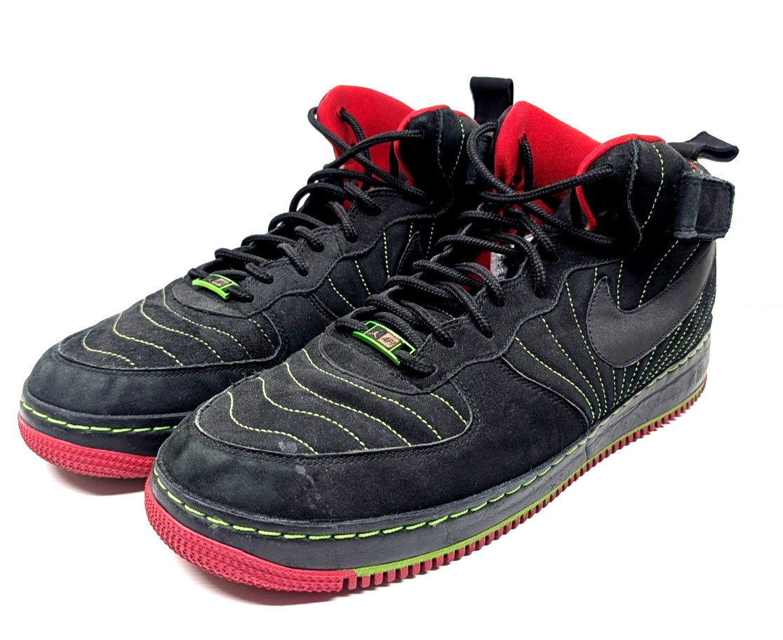 Nike AIR Jordan AJF12 PREMIER Black Green Bean Varsity Red Size 11.5