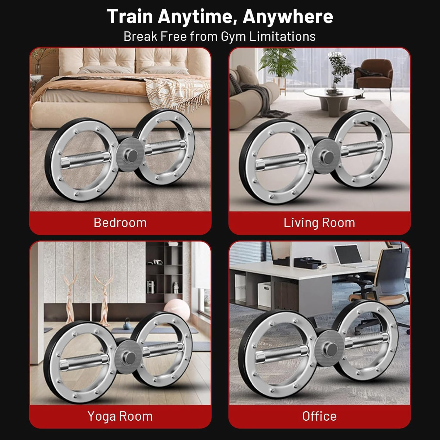 Arm Training Wheel, Hand Trainer and Forearm Trainer, Adjustable Arm Trainer for