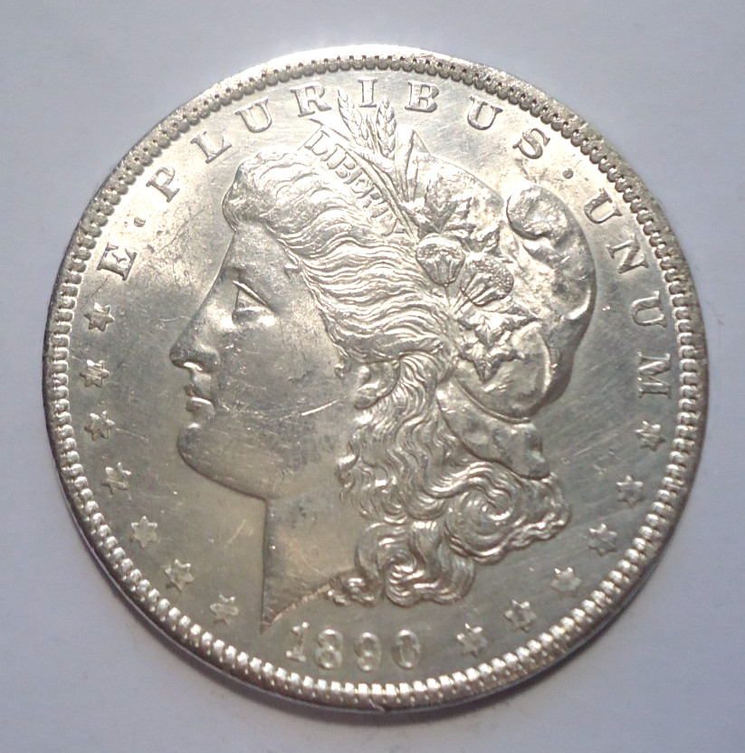 Brilliant Uncirculated BU 1890 Philadelphia Morgan silver dollar FREE SHIPPING!