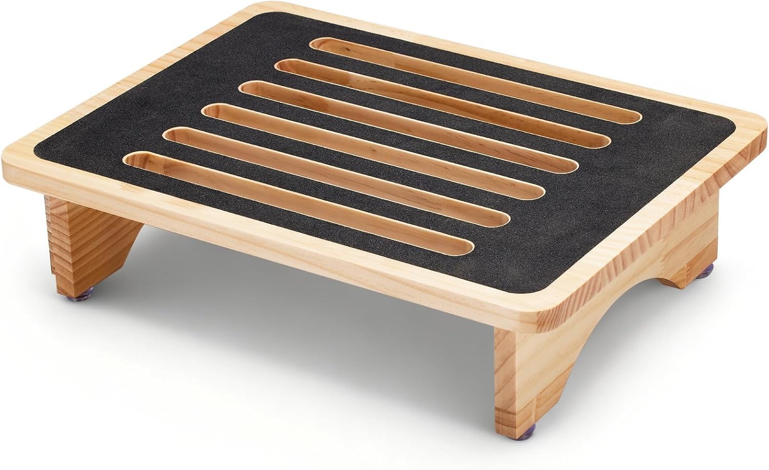 Heavy Duty Step Stool Wooden Non Slip for Seniors High Beds