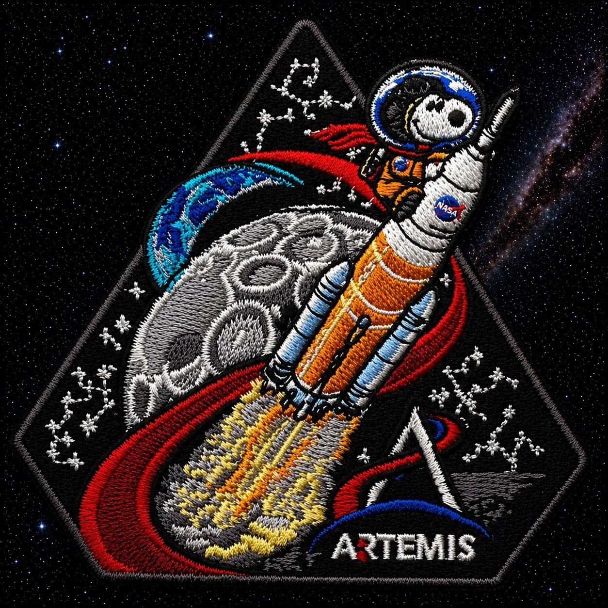 NASA - ARTEMIS ASTRONAUT MOON MISSION SPACE PATCH- 3.5”