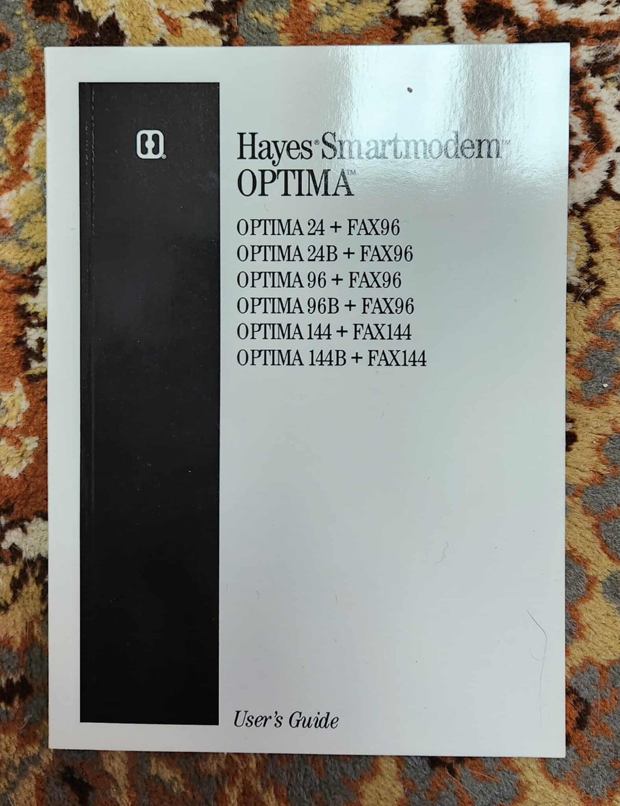 Hayes Smartmodem OPTIMA User's Guide Booklet - 1992