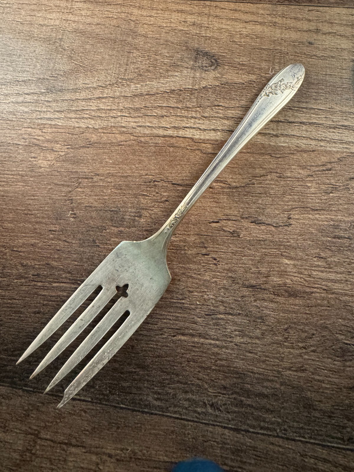 Tudor Plate Queen Bess II Salad Fork Silverplated
