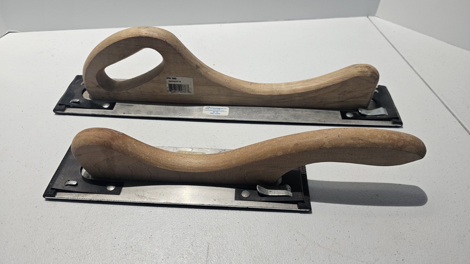 Hutchins AF-16 16" & 10" Speed File Hand Sanding Long Board Blocks Lot of 2...