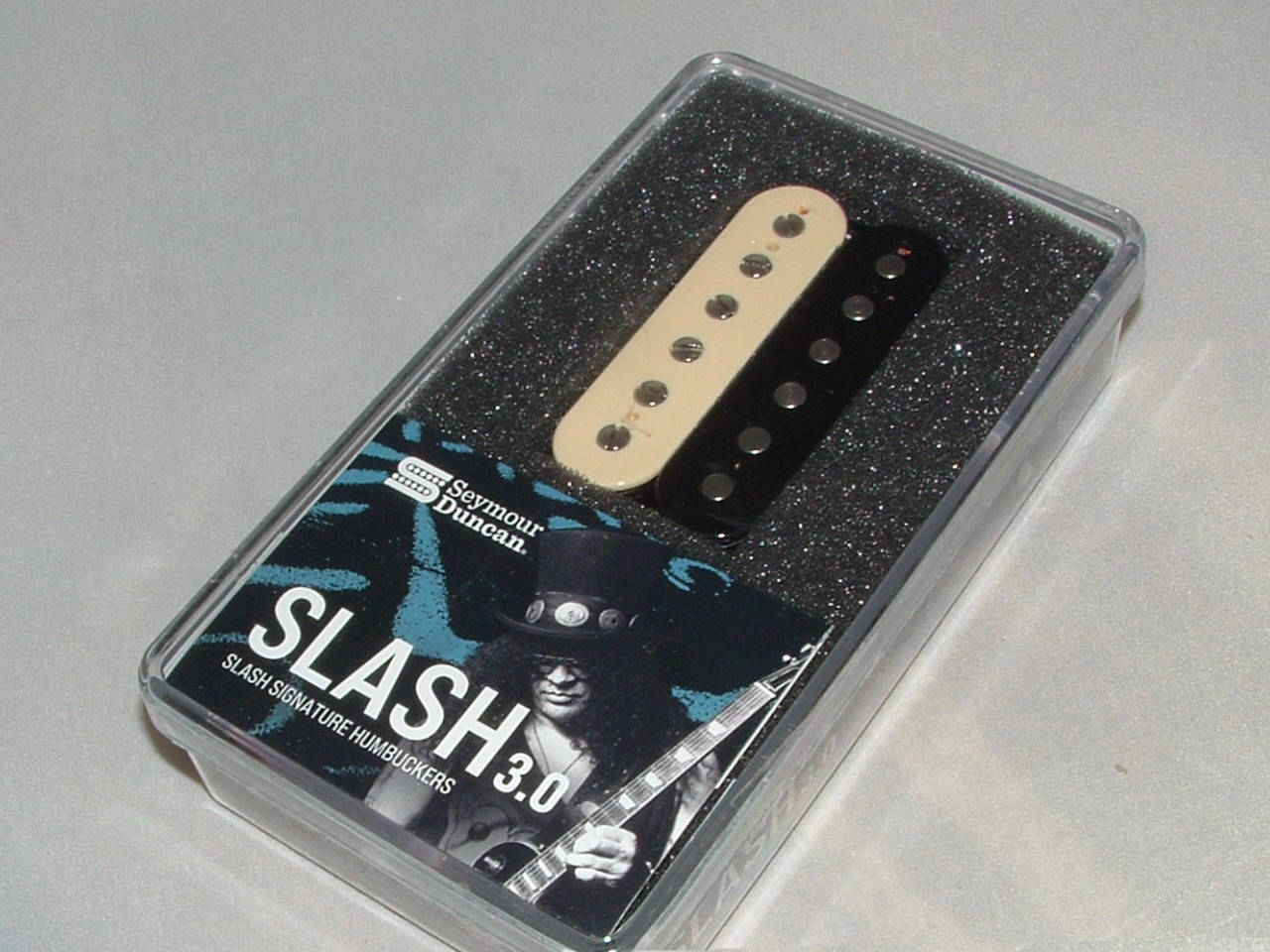 Seymour Duncan Slash 3.0 Signature Neck Pickup (Zebra) 1 Conductor Long Legs