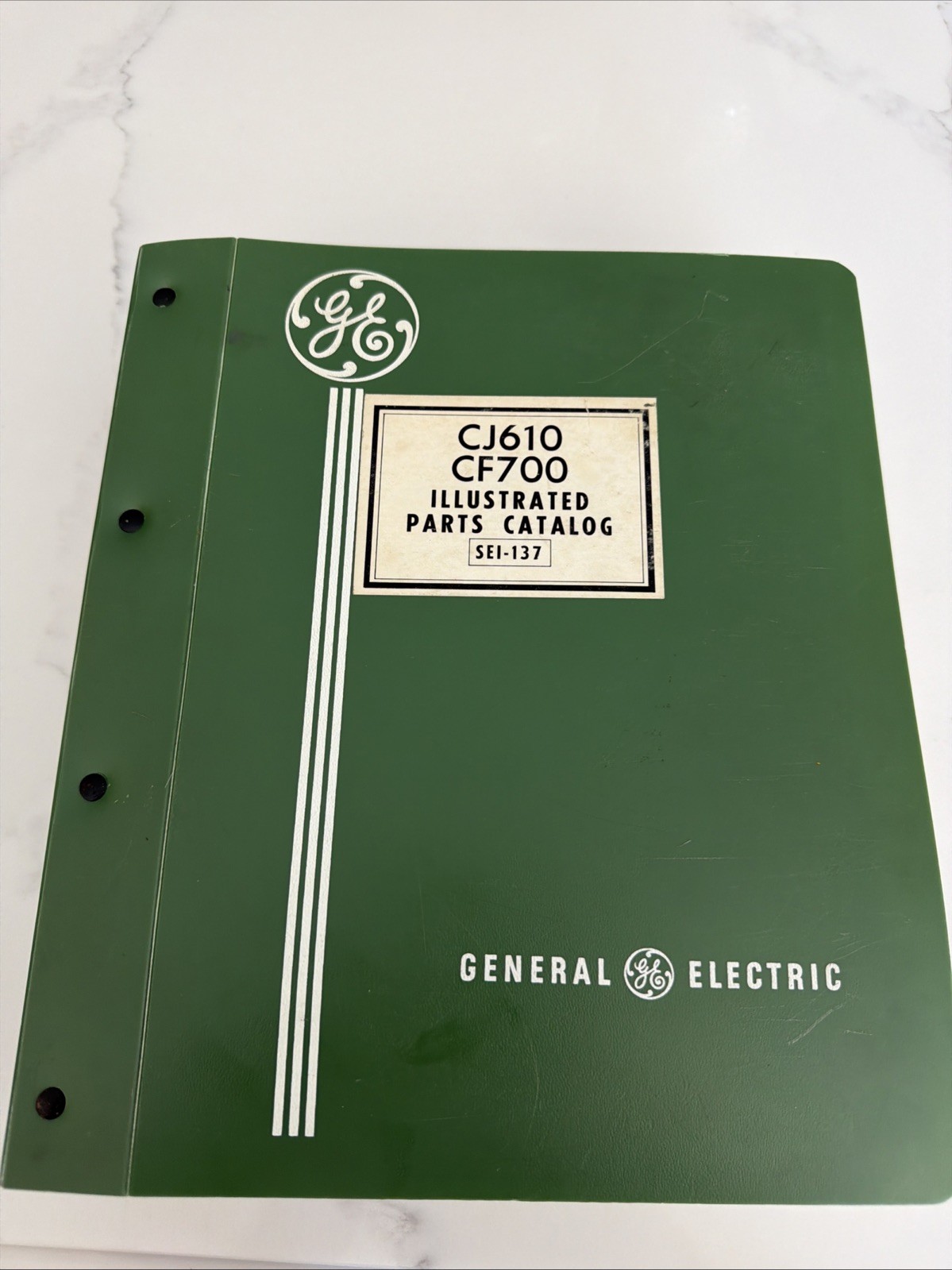 GE CJ610 & CF700 Illustrated Parts Catalog 1981 & 1992