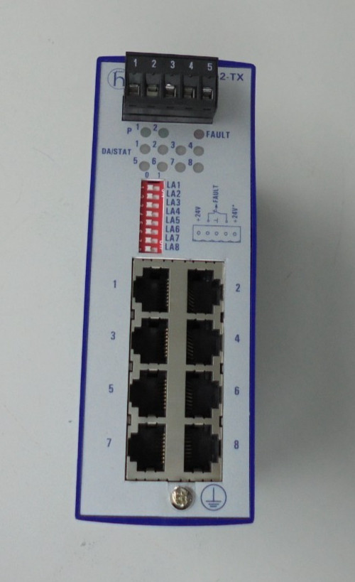 Hirschmann RS2-TX 8 Port Rail Switch Broken Clip